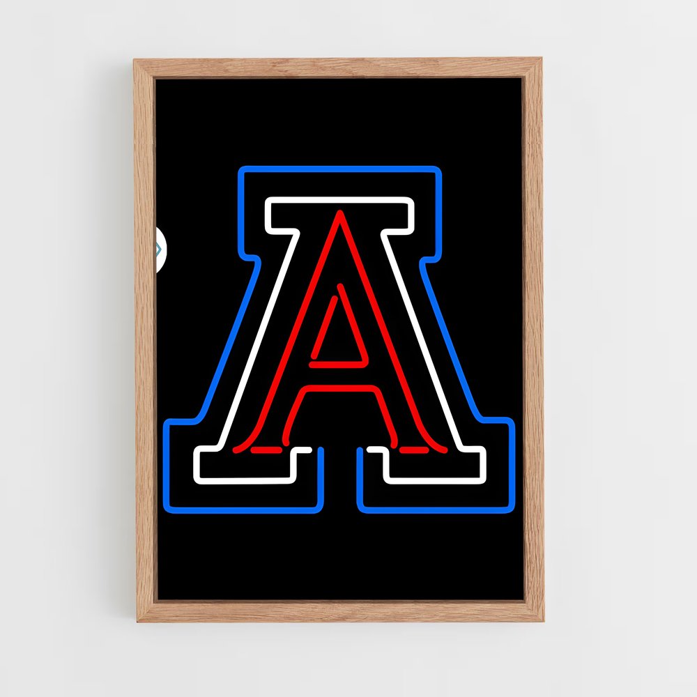 Poster Neon Wildcats – affiche Basketball (vue 4)